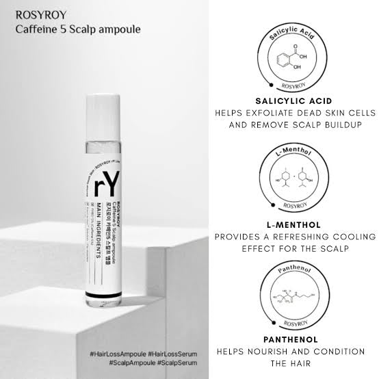 Rosyroy Caffeine 5 Scalp Ampoule